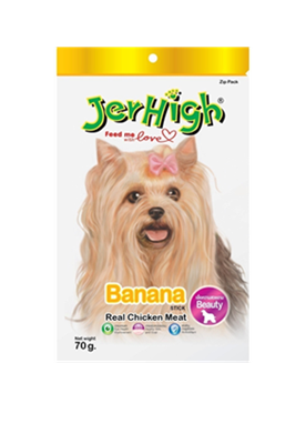 تصویر تشویقی سگ با طعم موز JerHigh