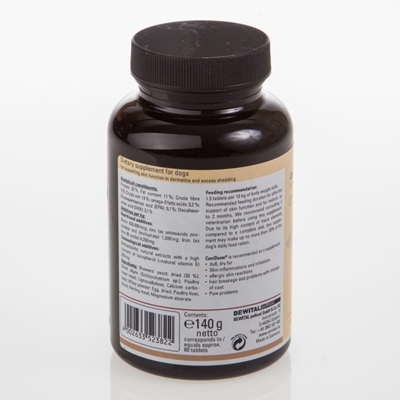 تصویر قرص مکمل CaniDerm مخصوص تقویت پوست و جلوگیری از ریزش مو سگ AniVital - بسته 140 گرمی