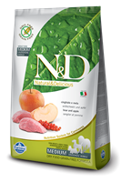 تصویر غذای خشک N&D بدون غلات مخصوص سگ بالغ حاوی گوشت گراز و سیب - 800 گرم