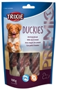 تصویر غذای تشویقی سگ Trixie مدل Duckies تهیه شده از سینه اردک