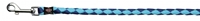 تصویر بند قلاده Trixie 1 متری مدل Cavo رنگ آبی و آبی روشن با قطر 12 میلی متری