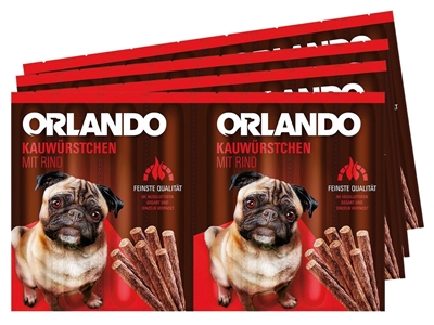 تصویر اسنک تشویقی سگ Orlando با طعم گوشت گاو- 88 گرمی