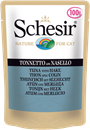تصویر پوچ گربه Schesir با طعم ماهی تن و ماهی هیک - 100 گرمی