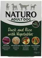تصویر خوراک کاسه ای اردک، برنج و سبزیجات NAUTRO مخصوص سگ بالغ