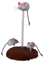 تصویر اسباب بازی مخصوص گربه Trixie مدل Mouse Family - 15 * 20 سانتی متر