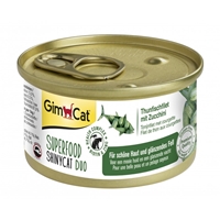 تصویر کنسرو مخصوص گربه Gimcat مدل Superfood با طعم ماهی و کدو سبز - 70 گرم
