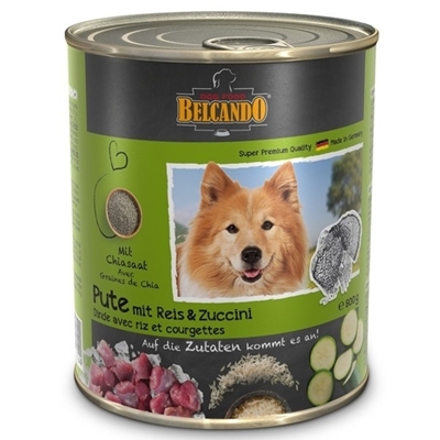 تصویر کنسرو Belcando مخصوص سگ های بالغ با طعم بوقلمون، کدو و برنج - 400 گرم