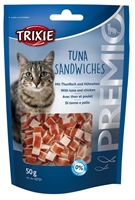 تصویر تشویقی مخصوص گربه Trixie مدل Tuna Sandwiches تهیه شده از ماهی تن و مرغ