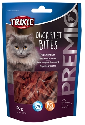 تصویر غذای تشویقی گربه Trixie مدل Duck Filet Bites تهیه شده سینه اردک