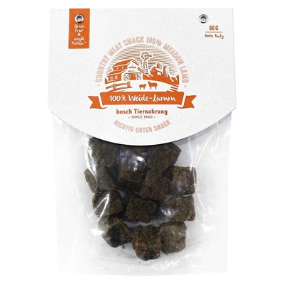 تصویر اسنک تشویقی طبیعی سگ Bosch مدل Country Meat-Snack تهیه شده از گوشت بره - 80 گرم