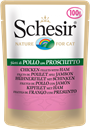 تصویر پوچ گربه Schesir با طعم مرغ و ژامبون - 100 گرم