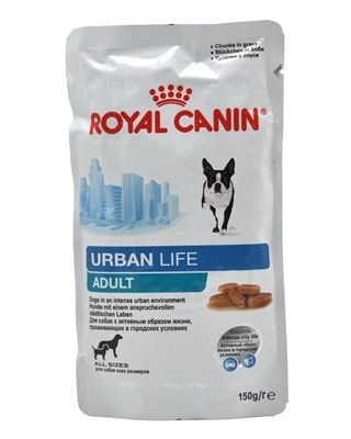 تصویر پوچ Royal canin مدل Urban life مخصوص سگ بالغ شهری - 150 گرم