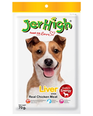 تصویر تشویقی سگ با طعم جگرمرغ JerHigh