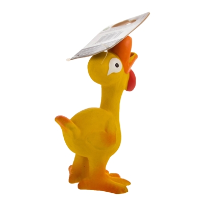 تصویر اسباب بازی بوقلمون Karlie Flamingo مدل Lat'x' Toy مخصوص سگ - رنگ زرد