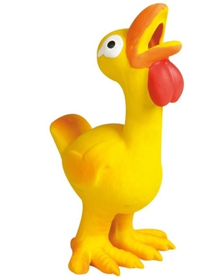 تصویر اسباب بازی بوقلمون Karlie Flamingo مدل Lat'x' Toy مخصوص سگ - رنگ زرد