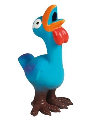 تصویر اسباب بازی بوقلمون Karlie Flamingo مدل Lat'x' Toy مخصوص سگ - رنگ آبی