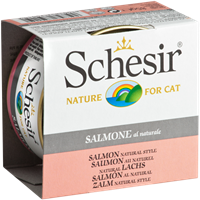 تصویر کنسرو Schesir مخصوص گربه با طعم ماهی سالمون - 85 گرم