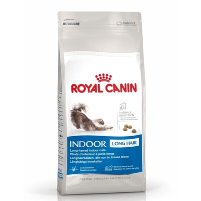 تصویر غذای خشک Royal Canin مدل Home Life Indoor مخصوص گربه بالغ مو بلند - 400 گرم