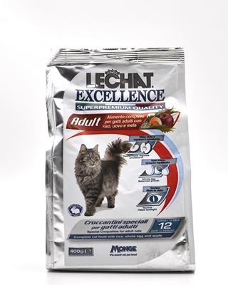 تصویر غذای خشک Lechat مخصوص گربه مدل بالغ مدل  excellence با طعم مرغ - 1.5 کیلوگرم