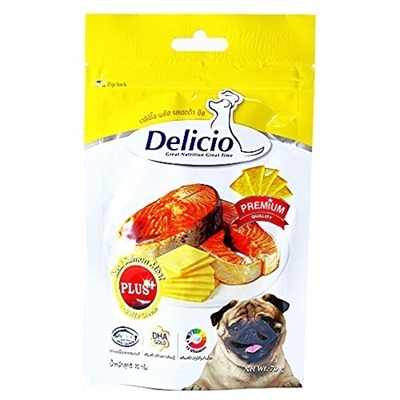 تصویر تشویقی Delicio مخصوص سگ با طعم ماهی و پنیر چدار