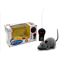 تصویر اسباب بازی موش کنترلی مخصوص گربه - رنگ قهوه ای