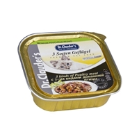تصویر خوراک کاسه ای مخصوص گربه Dr.Clauder's تهیه شده از گوشت مرغ - 100 گرم