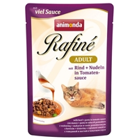 تصویر پوچ Rafine مخصوص گربه تهیه شده از گوشت گاو و پاستا - 100 گرم