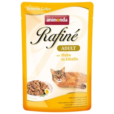 تصویر پوچ Rafine مخصوص گربه تهیه شده از گوشت مرغ - 100 گرم