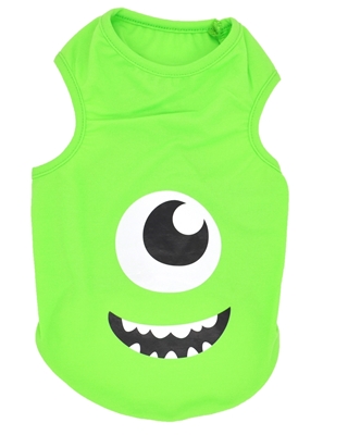 تصویر لباس سگ و گربه با طرح شخصیت Mike Wazowski سایز M
