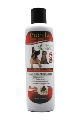 تصویر شامپو سگ و گربه Buddy با رایحه شکلات - 250 میلی لیتر