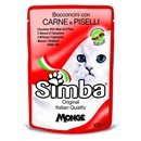 تصویر پوچ مخصوص گربه Simba با طعم مرغ، گوشت گاو و نخود فرنگی