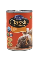 تصویر کنسرو Butchers مخصوص گربه بالغ مدل Classic با طعم مرغ - 400 گرم
