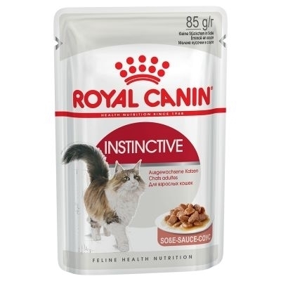 تصویر پوچ Royal Canin مدل INSTINCTIVE gravy مخصوص گربه بالغ - 85 گرمی