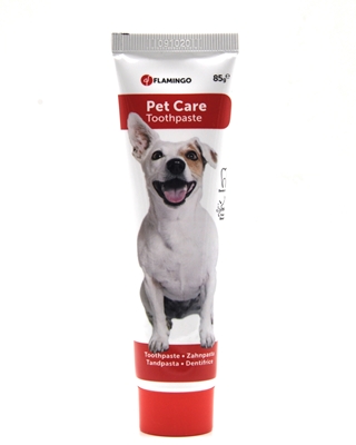 تصویر خمیر دندان مخصوص سگ Flamingo مدل Pet Care Toothpaste با طعم نعنا