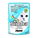 تصویر پوچ مخصوص گربه Simba با طعم ماهی قزل الا و کدفیش