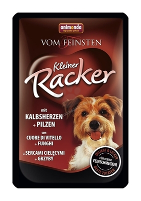 تصویر پوچ مخصوص سگ Animonda مدل Racker با طعم گوشت گوساله و قارچ