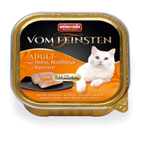 تصویر ووم Feinsten مخصوص گربه بالغ Animonda حاوی گوشت مرغ،گاو و هویج-100 گرم