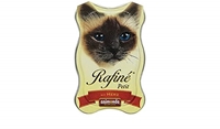 تصویر خوراک کاسه ای گربه Rafine تهیه شده از دل مرغ - 100 گرم