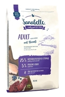 تصویر غذای خشک مخصوص گربه بالغ Sanabelle مدل Adult تهیه شده از گوشت شترمرغ - 2 کیلوگرم