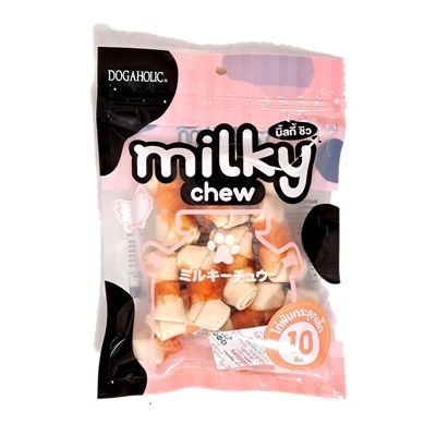 تصویر تشویقی مخصوص سگ فلورایدی تهیه شده از گوشت گاو Milky chew با طعم شیر