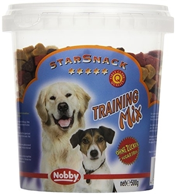 تصویر اسنک تشویقی سطلی مخصوص سگ StarSnack مدل Training Mix بدون قند - 500 گرم