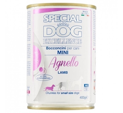 تصویر  پوچ Special Dog Excellence مخصوص سگ نژاد کوچک با تکه های گوشت بره 400 گرم