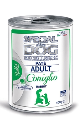 تصویر  کنسرو Special Dog Excellence مخصوص سگ با تکه های گوشت خرکوش400 گرم