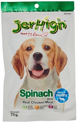 تصویر تشویقی سگ با طعم اسفناج JerHigh	