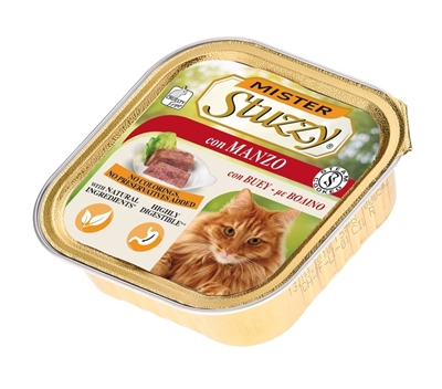 تصویر خوراک کاسه ای stuzzy با طعم گوشت گوساله مخصوص گربه - 100 گرم	