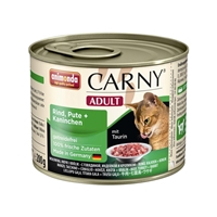 تصویر  کنسرو کارنی مخصوص گربه بالغ حاوی گوشت گاو ، بوقلمون و خرگوش - 200 گرم
