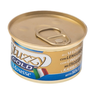 تصویر  کنسرو مخصوص گربه Stuzzy با طعم ماهی Sole مدل Gold Mousse