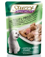 تصویر  پوچ stuzzy با طعم مرغ و ژامبون  مخصوص سگ  - 100 گرم
