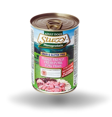 تصویر  کنسرو گوشت خوک stuzzy مدل Monoprotein  مخصوص سگ - 400 گرم