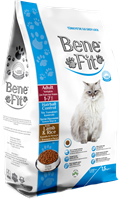 تصویر  غذای خشک Benefit مخصوص گربه بالغ با طعم گوشت گوسفند 1.5 کیلویی